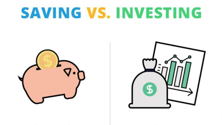 The difference between saving and investing